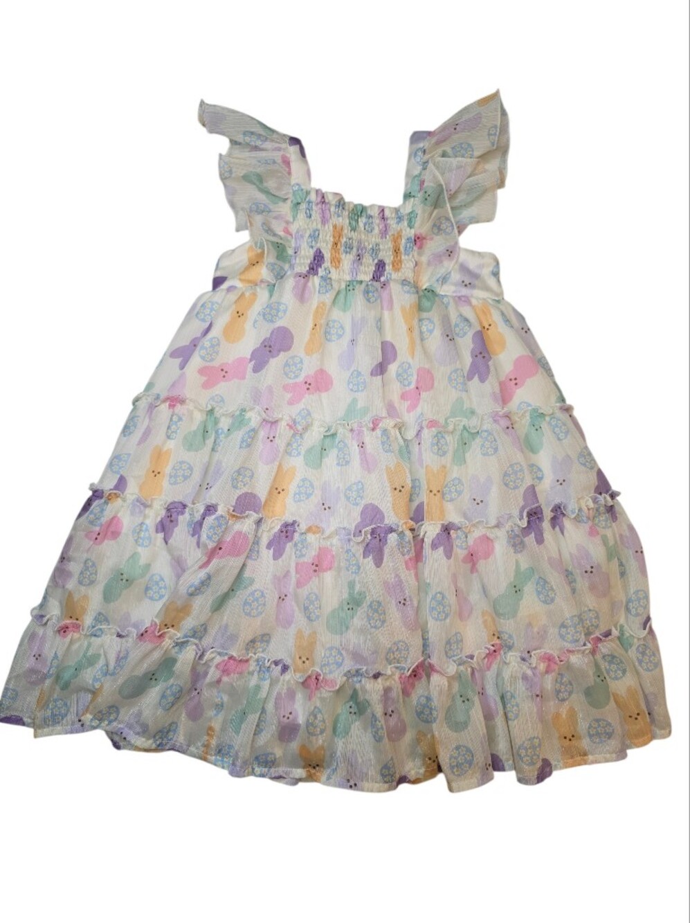 Cheeky Plum Easter Peep Print Brielle Dress